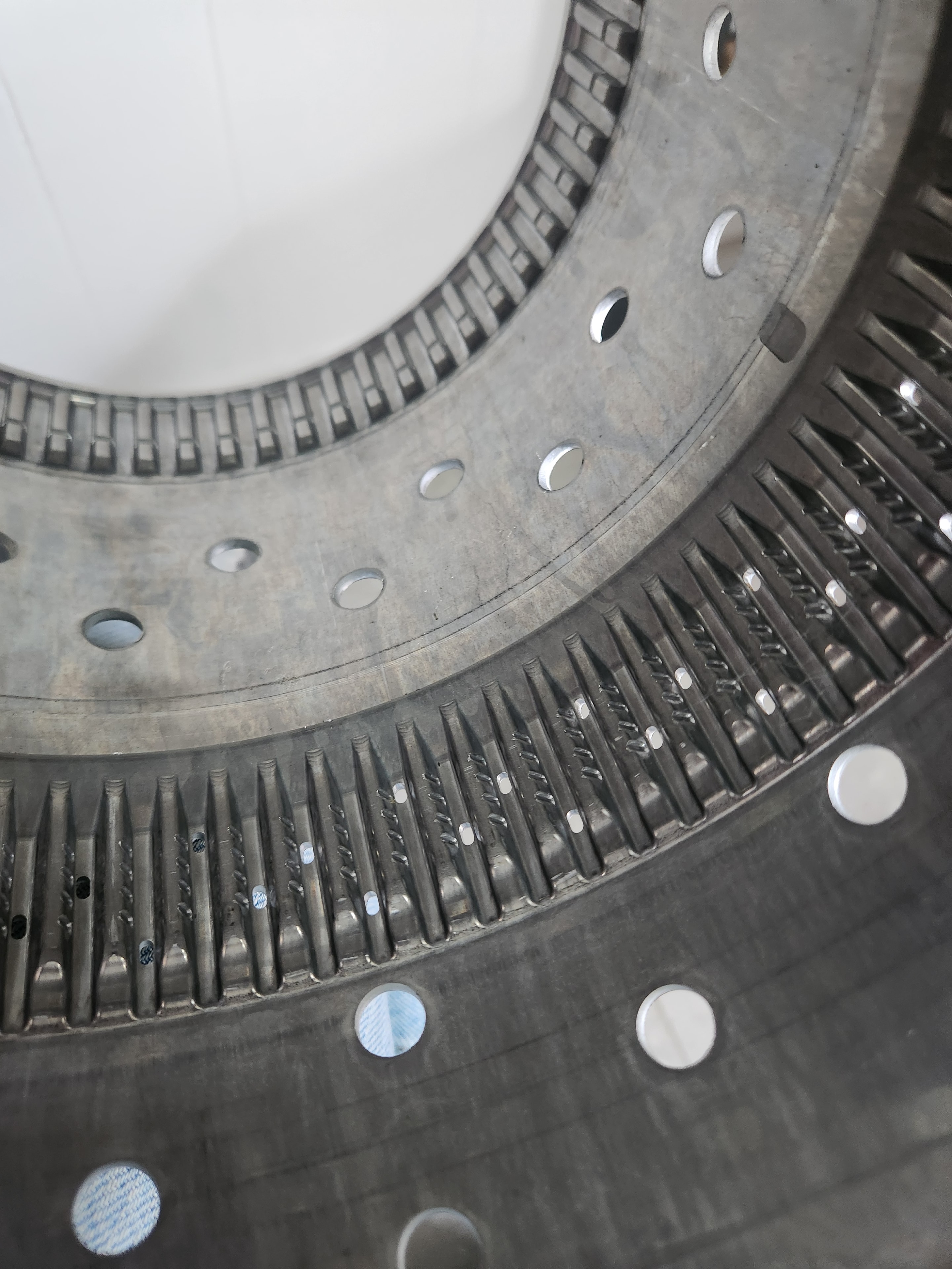 10R80 outer shell wear — aluminum clutch drum wear grooves, Riley Auto Care & Transmissions, San Marcos TX